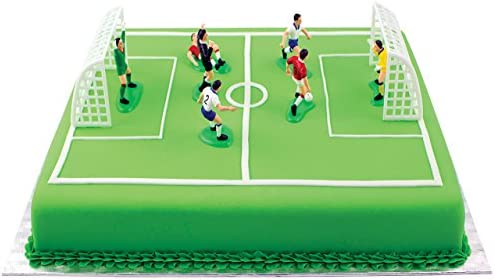 PME FS009 Football/Soccer Cake Topper Set of 9, Multicolor